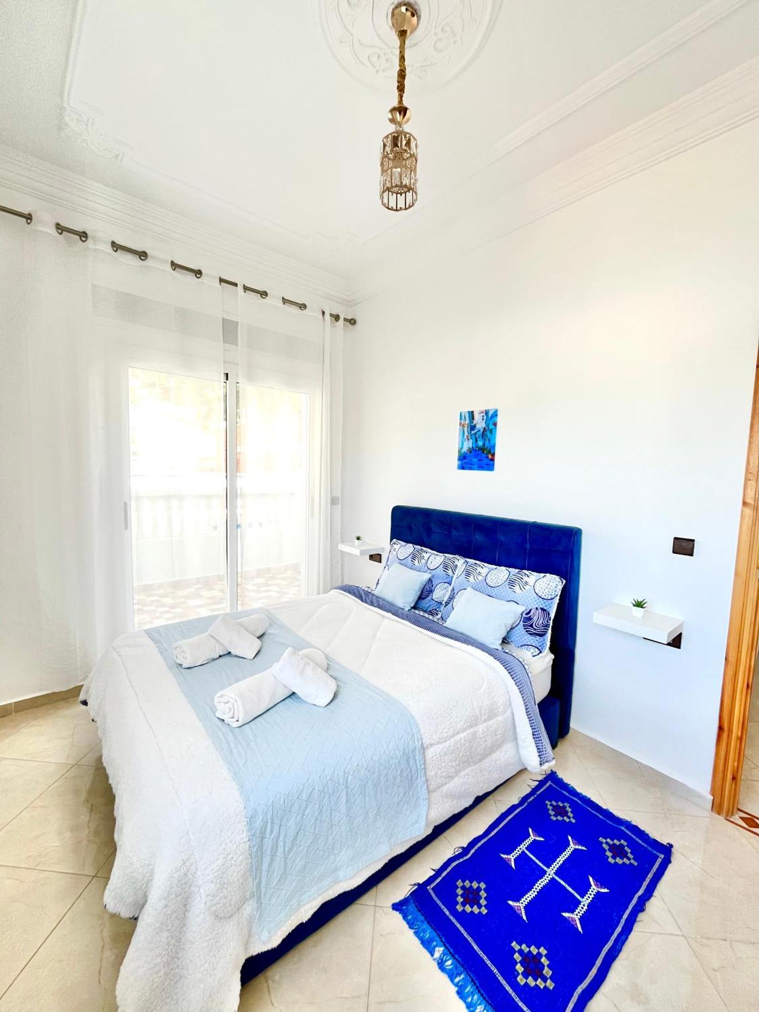 Perla Azul Penthouse Apartment Chefchaouen Bagian luar foto